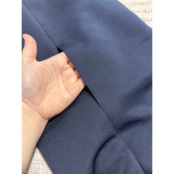 Chicos Faille Topper Jacket Zippered Lined Womens Size 2 US Large Blue 570342889 - Picture 12 of 12